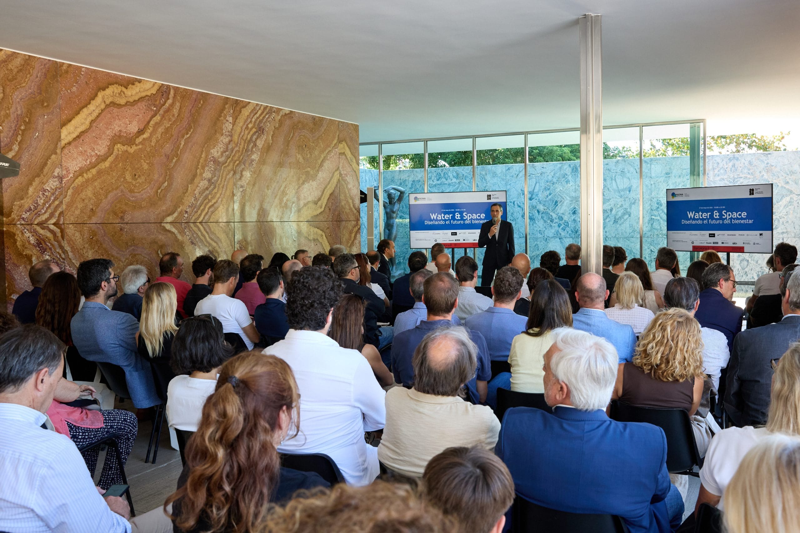 Jornada Water & Space Piscina Barcelona 2026 en el Pabellón Mies van der Rohe